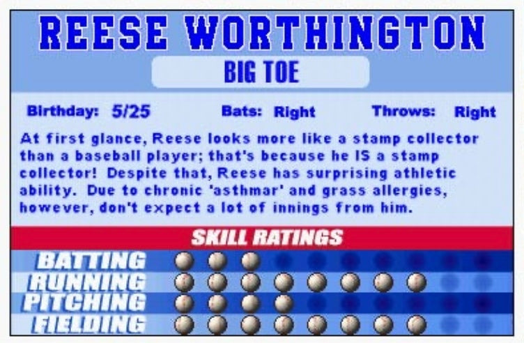 Reese “Big Toe” Worthington Tee