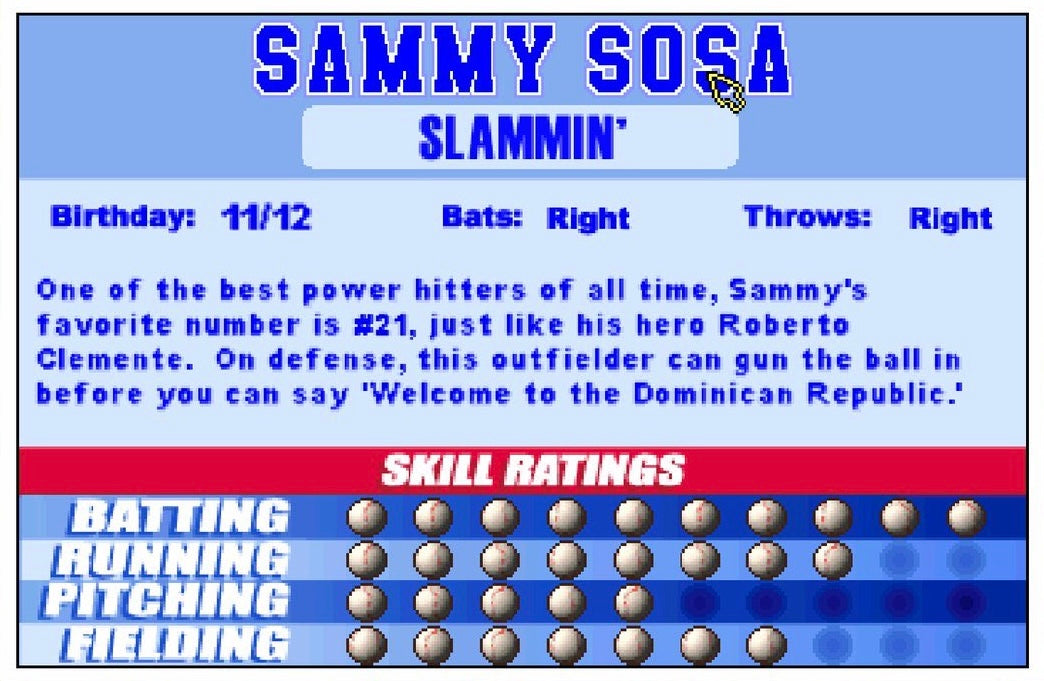 Sammy “Slammin“ Sosa Tee