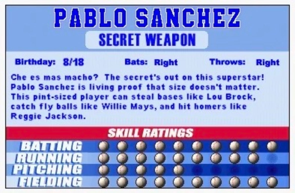 Pablo “Secret Weapon” Sanchez Tee